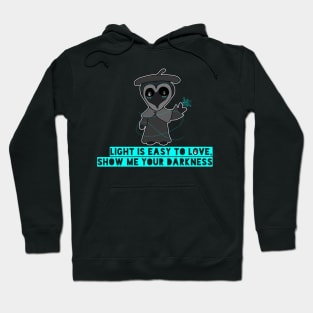 Light Darkness Kawaii Creepy Cute Hoodie